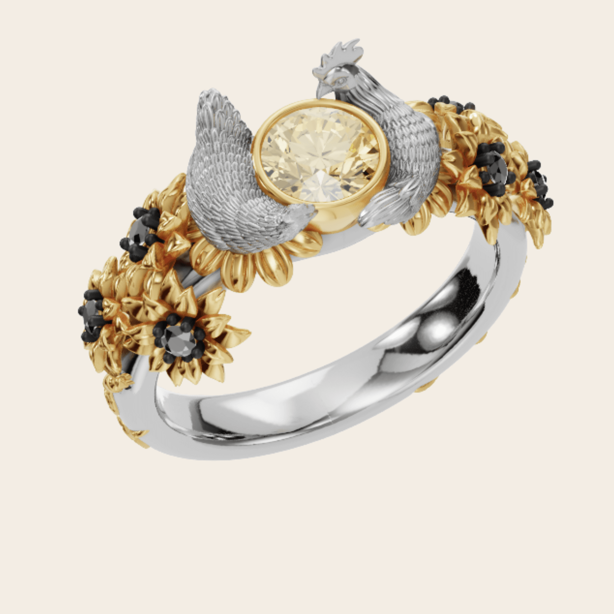 Aviary Bloom ring